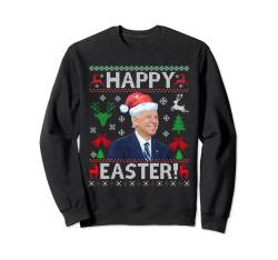 Joe Biden Ugly Christmas Sweater Biden Christmas Sweater Sweatshirt von Joe Biden Ugly Christmas Sweater Santa Hat Xmas
