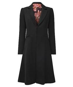 Joe Browns Damen Classic Black Long Sleeve Coat, 36 von Joe Browns