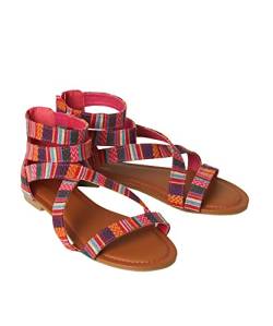 Joe Browns Damen Funky Aztec Stripe Print Sandale, Multi, 37 EU von Joe Browns