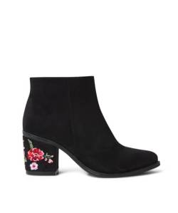 Joe Browns Damen Suedette Western Style Embroidered Boots Stiefelette, Black, 38 EU von Joe Browns