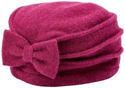 Joe Browns Damen Wollglocke mit Schleifendetail Beanie-Mütze, Damson, Einheitsgröße von Joe Browns