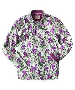 Joe Browns Herren Bold Floral Print Long Sleeve Button Down Casual Shirt Hemd, Multi, M von Joe Browns