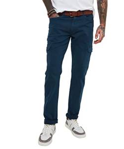 Joe Browns Herren Slim Fit Sommer Combat Hose Khakihose, Navy, 32 W/34 L von Joe Browns