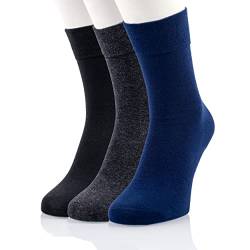 Joe Cotton Premium Business-Socken (3x Paar) Herren-Socken aus Bio-Baumwolle (39-42, Mixed) von Joe Cotton