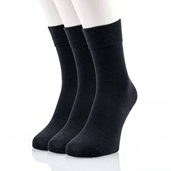 Joe Cotton Premium Business-Socken (3x Paar) Herren-Socken aus Bio-Baumwolle (43-46, Schwarz) von Joe Cotton