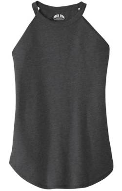 Joe's USA Perfect Blend Rocker Tanktop für Damen, Größen XS-4XL - Schwarz - XX-Large von Joe's USA