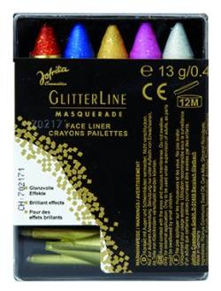 JOFRIKA - Glitter Line Face Liner - 5 Schminkstifte von Jofrika