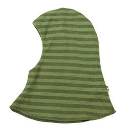 Joha Baby Kinder Jungen Mädchen Schalmütze Merino-Wolle, Größe:50, Farbe:Green Stripe von Joha