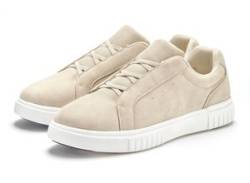 Sneaker JOHN DEVIN Gr. 43, beige Herren Schuhe Schnürhalbschuhe von John Devin