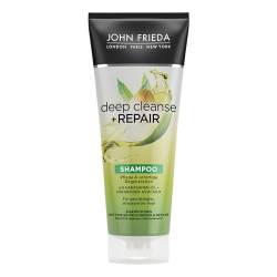 John Frieda Deep Cleanse & Repair Shampoo - Inhalt: 250 ml - Pflege & sofortige Regeneration - Mit nährender Avocado von John Frieda