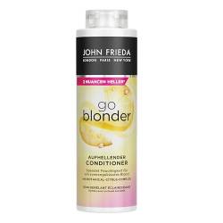 John Frieda Go Blonder Conditioner - Vorteilsgröße: 500 ml - Aufhellend - Haartyp: blond, blondiert - Kabinettgröße von John Frieda