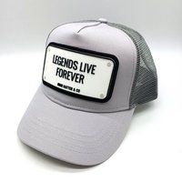 John Hatter & Co. Baseball Cap Rubber-Legends Live Forever grey von John Hatter & Co.