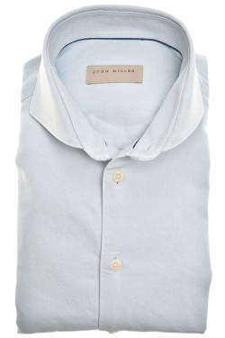 John Miller Slim Fit Hemd navy, Einfarbig von John Miller