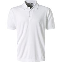 John Smedley Herren Polo-Shirt weiß von John Smedley