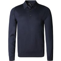 John Smedley Herren Pullover blau Cotton unifarben von John Smedley