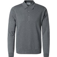 John Smedley Herren Pullover grau Cotton unifarben von John Smedley