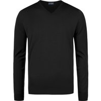 John Smedley Herren Pullover grau Merinowolle unifarben von John Smedley