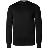 John Smedley Herren Pullover schwarz Cotton unifarben von John Smedley