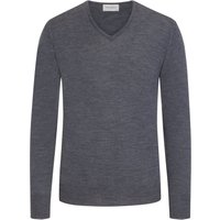 John Smedley Pullover aus reiner Schurwolle, V-Neck von John Smedley