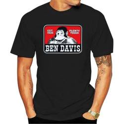 Ben Davis T-Shirt Vintage White (Workwear Since 1935) 100% Cotton Short Sleeve O-Neck Tops Tee Shirts Black XL.jpg.jpg Black XL von Johniel