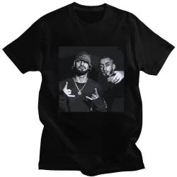 Hajime Miyagi Andy Panda Hip-hop Hipster Design Print Short-Sleeved 100% Cotton Loose Man Leisure Sport T-Shirt Black XL.jpg.jpg Black L von Johniel
