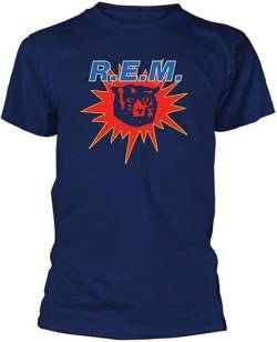 Johniel R.E.M T-Shirt für Herren, Größe S, marineblau, 3XL von Johniel