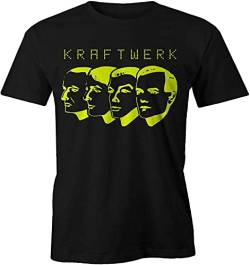 Kraftwerk Computer World Electro Retro Alternative Autobahn T-T-Shirts Hemden Graphic Top Printed T-Shirts Hemden Short-Sleeve Tee Mens(Medium) von Johniel