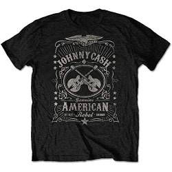 Johnny Cash JCTS11MB02 T-Shirt, Black, Medium von Johnny Cash