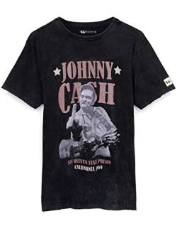 Johnny Cash T-Shirt Unisex Männer Frau Band Country Music Schwarz Top Large von Johnny Cash