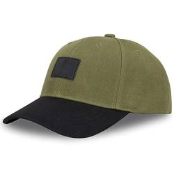 Johnny Urban Cap Herren & Damen Grün Schwarz - Dean - Basecap Kappe für Männer & Frauen - Stylische Snapback Caps - Größenverstellbar von Johnny Urban