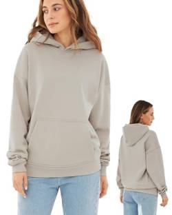 Johnny Urban Hoodie Herren & Damen Oversize Beige - Cody - Basic Kapuzenpullover mit Oversized Fit - Pullover Sweatshirt mit Kapuze & Schwerem Stoff - Einfarbig von Johnny Urban