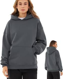 Johnny Urban Hoodie Herren & Damen Oversize Grau - Cody - Basic Kapuzenpullover mit Oversized Fit - Pullover Sweatshirt mit Kapuze & Schwerem Stoff - Einfarbig von Johnny Urban