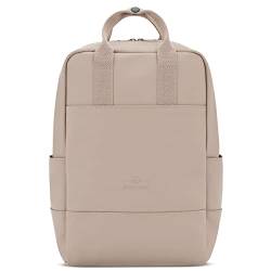 Johnny Urban Rucksack Damen Beige - Hailey - Backpack für Frauen - Eleganter Daypack mit 14 Zoll Laptopfach für Uni Business Schule - Moderne City Rucksäcke - Wasserabweisend von Johnny Urban