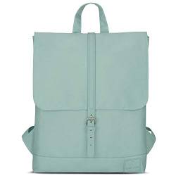 Johnny Urban Rucksack Damen - Mia - Schlanke Tasche mit Laptopfach - Aus Recyceltem PET - 7L - Wasserabweisend - Mint von Johnny Urban