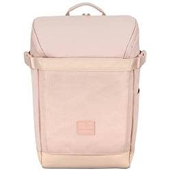 Johnny Urban Rucksack Damen & Herren Rosa - Luca - Moderner Laptop Backpack für Uni Schule Arbeit - Flexible Front - Nachhaltig - Wasserabweisend von Johnny Urban