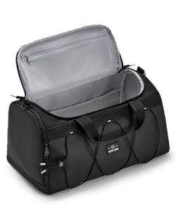 Johnny Urban Sporttasche Herren & Damen Schwarz - Shawn - 2 in 1 Tasche mit Rucksackfunktion für Reise Fitness Ausflüge - Multifunktionale Gym Bag mit Schuhfach - Wasserabweisend von Johnny Urban