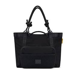 Johnny Urban Weekender Damen Schwarz - Cassie - Faltbare Shopper Tasche für Handgepäck Sport Reisen - Kleine Travel Bag - Reisetasche - Wasserabweisend von Johnny Urban