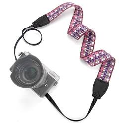 Johotone Kameragurt Universal Kamera Tragegurt Verstellbarer Schultergurt Gurt Vintage Camera Strap für Alle DSLR SLR Kameras #23 von Johotone