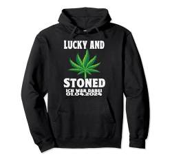 420 Weed Cannabis TShirt Marihuana Hanfblatt Legaliseed Pullover Hoodie von Joint Cannabis Kiffer Hanf Gras 420 Ich war dabei