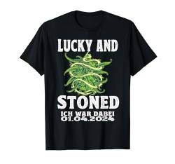420 Weed Cannabis TShirt Marihuana Hanfblatt Legaliseed T-Shirt von Joint Cannabis Kiffer Hanf Gras 420 Ich war dabei