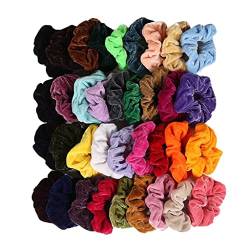 Jojomis Elastische Haargummis aus Samt in 36 Farben, mehrfarbige Haarbänder, nicht wie beschrieben erhältlich von Jojomis