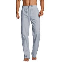 Jogginghose Herren - Freizeithose mit Taschen Weich Bequem Bequeme Hosen Männer Übergrößen Wanderhose Baumwolle Freizeithose Elastische Taille Sporthose von JokeLomple