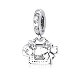 Jokmeo 925er Sterlingsilber Charms für Armbänder Charms Anhänger Kompatibel mit Pandora-Armbänder, Charm Bead Pendant Geschenk für Frauen Mädchen von Jokmeo