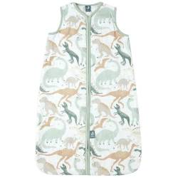 Jollein Baby Boys, Baby Girls, Unisex Baby Schlafsack Musselin 90cm Dino Sommerschlafsack, Klein von Jollein