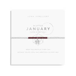 Maia Gifts A Little Birthstone January Charm Bracelet von Joma Jewellery