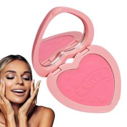 Blush Mat Puder - Hochpigmentiertes Rouge Puder für Wangen und Gesicht - Lässige Kosmetik für Frauen für Dating, Shopping, Zuhause, Arbeit, Jomewory von Jomewory