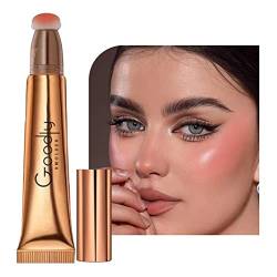 Highlighter Stick Liquid Long-lasting Shade Makeup Highlighter Contouring Pen Brightening Liquid Glitter Face Highlighter Stick for EyeLip Gloss Cheek Lip 15ml von Jomewory