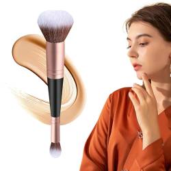 Make-up-Pinsel - Doppelkopf Make-up Pinsel | Multifunktionale Kosmetikpinsel Beauty Tools Geschenke für Frauen Mädchen für Puder, Flüssigkeit, Concealer Creme Jomewory von Jomewory