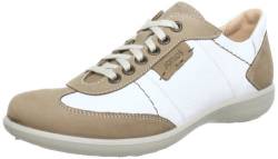 Jomos 731211-131-4031, Damen Schnürhalbschuhe, Weiß (Taupe/weiß), EU 42 von Jomos