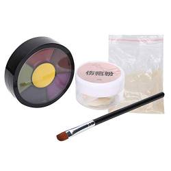 Gefälschtes Wundnarbenpulver, Make-up-Narbenpulver, gefälschtes Wundwachs, gefälschte Körpernarbenfarbe, wiederverwendbarer Halloween-Make-up-Kitt, Kostüm-Make-up-Tool, Narbensimulation, Themenpartys, von Jonlaki